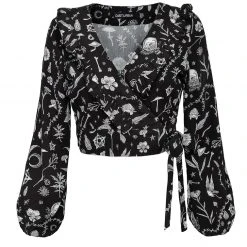 MET1 HEDGEWITCH WRAP TOP Women