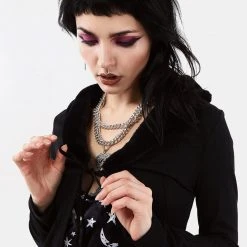 MET1 WOOLFE LONGLINE FAUX FUR CARDIGAN Clothing