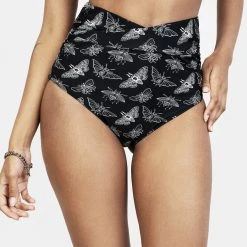 MIF1 Women Mortmoth Twist High-Waisted Bikini Bottom