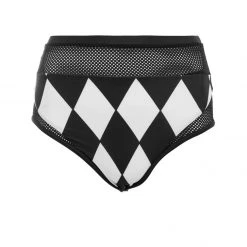 MIF1 Women Ragdoll Mesh Bikini Bottoms