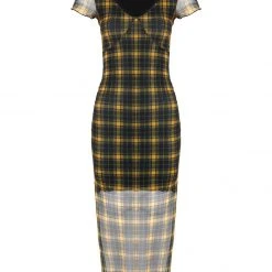 PFA1 Sally Mesh Maxi Dress