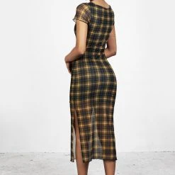 PFA1 Sally Mesh Maxi Dress