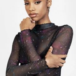 PFA1 Kaleido Mesh Crop Top