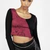 PFA1 Women Paranoid Crop Top