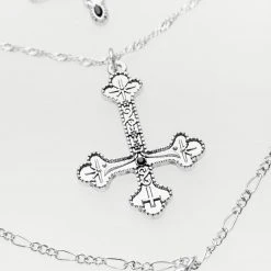 TOU1 Women Confession Multi-Chain Necklace