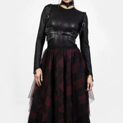 YHU1 Women COUNTESS STUDDED HARNESS