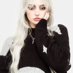 WEI1 Stellar Oversized Jumper Tops