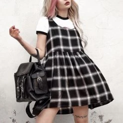 MET1 Clothing Singles Plaid Dress