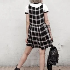 MET1 Clothing Singles Plaid Dress