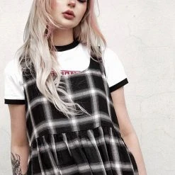 MET1 Clothing Singles Plaid Dress