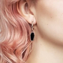 TOU1 DEATH HOOP EARRINGS