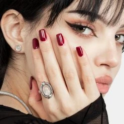 TOU1 SERPENT MOONSTONE RING