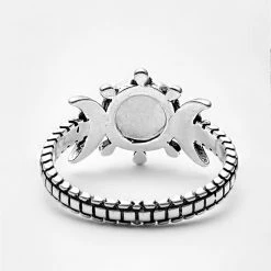 TOU1 GODDESS TRIPLE MOON MOONSTONE RING Accessories