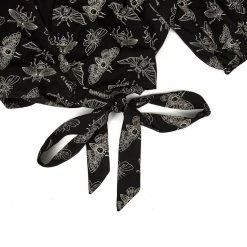 LVT1 MORTMOTH WRAP CROP TOP Coming Soon